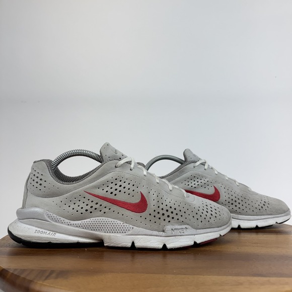 Womens Nike Air Zoom Moire+ Grey Athletic Running Sneakers Shoes Size 9.5 M GUC